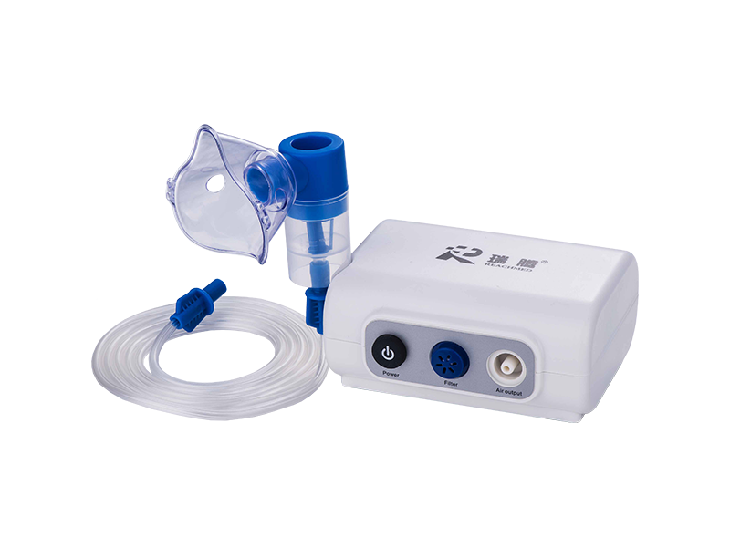 RJ-301 便攜式手持式壓縮霧化器，帶面罩和USB電纜